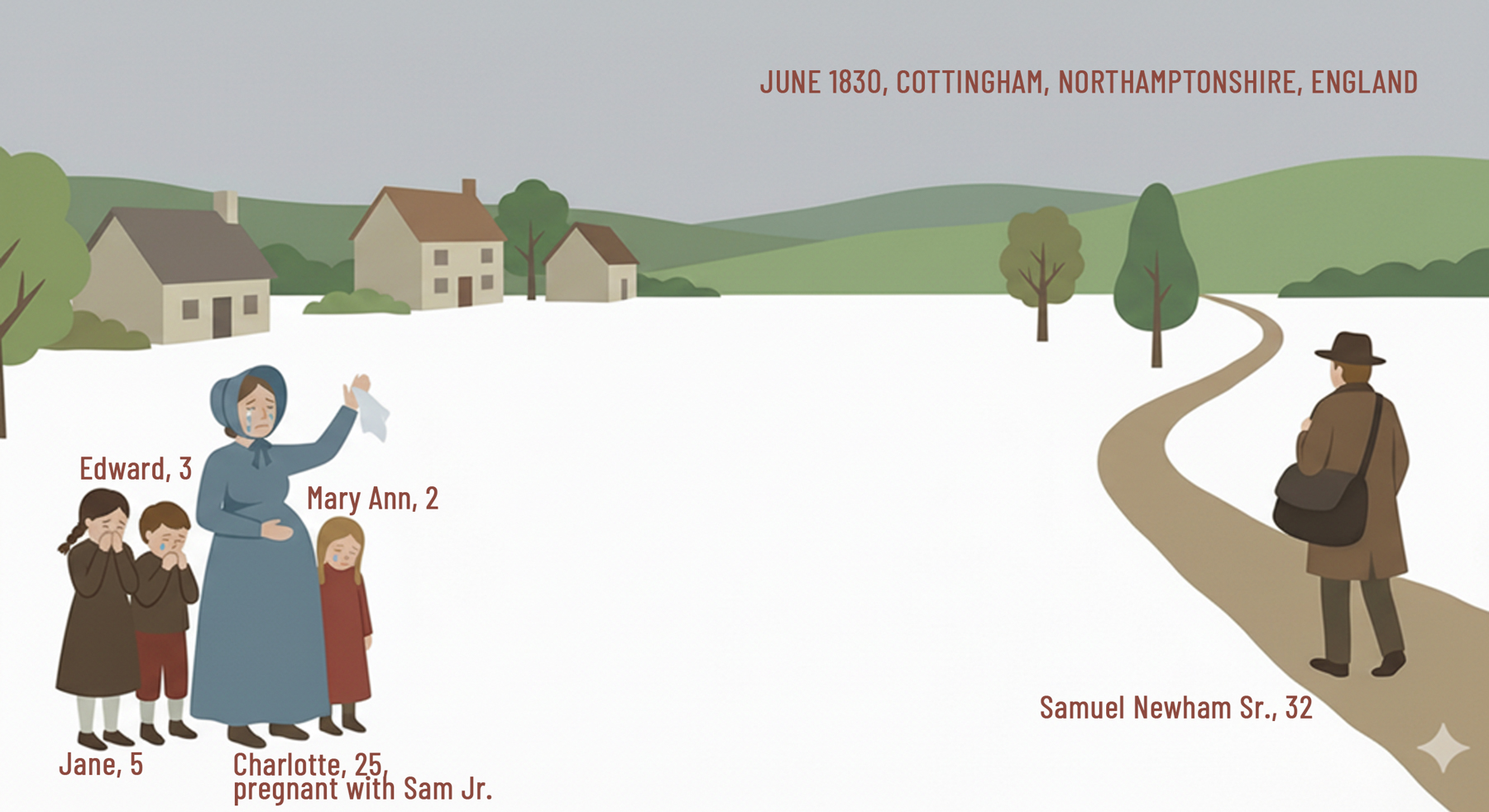illustration: Sam Sr. leaves home